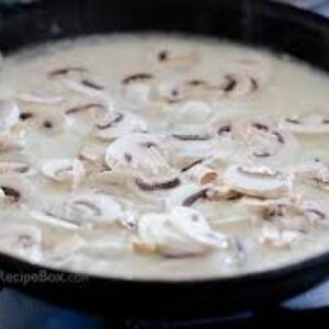 Champignon room saus  (uit eigen keuken)