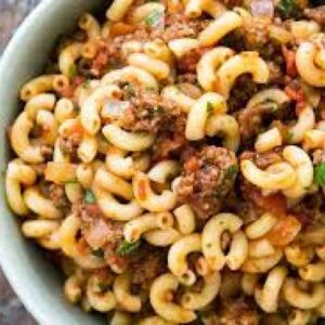 Macaroni Bolognese