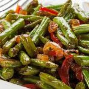 Sperzieboontjes met spek